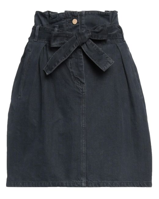 Essentiel Antwerp Black Denim Skirt