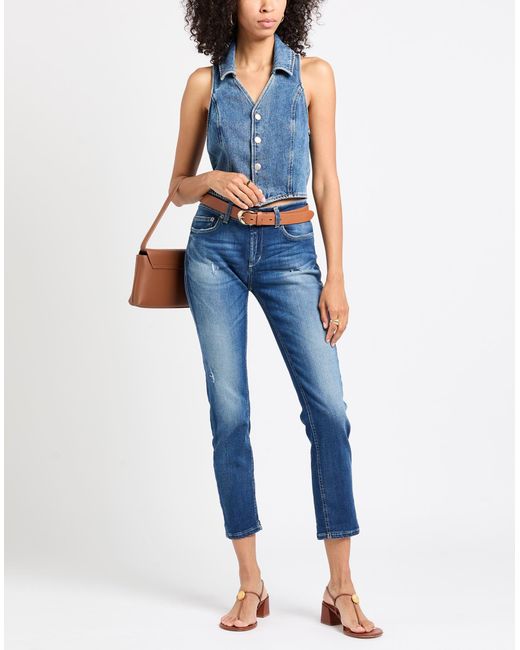 Dondup Blue Jeans Cotton, Lyocell, Elastane