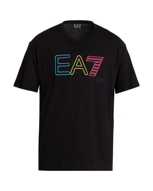 EA7 Black T-Shirt for men