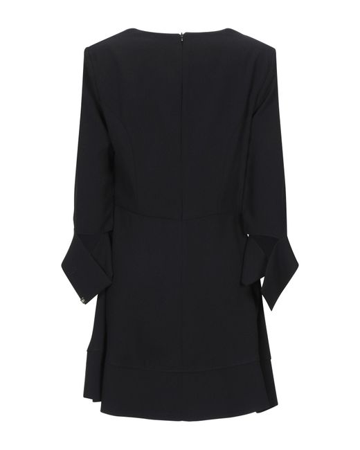 Elisabetta Franchi Black Short Dress