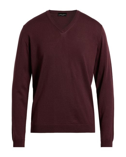 Roberto Collina Pullover in Purple für Herren