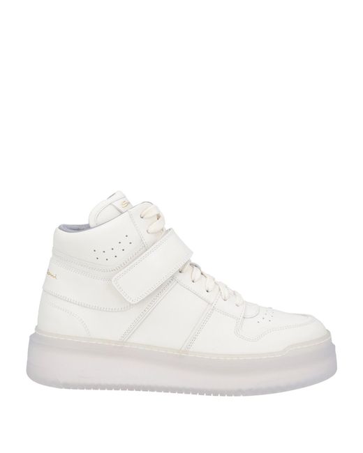 Santoni White Trainers