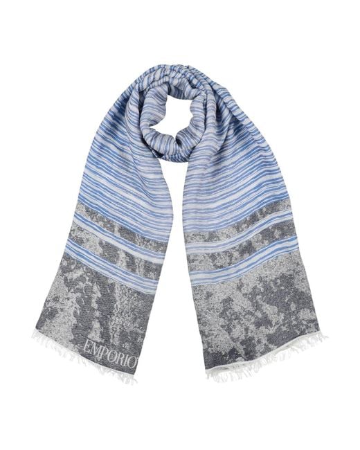 Sciarpa di Emporio Armani in Blue da Uomo