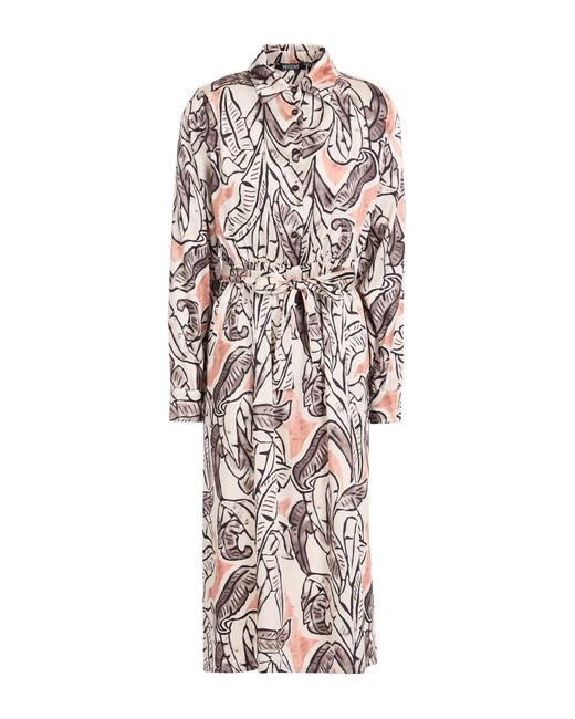 MAIDOMA White Blush Midi Dress Polyester