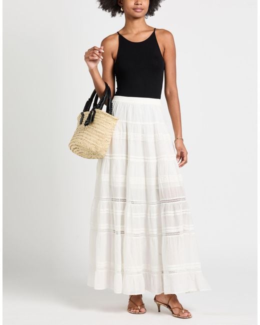 Twinset White Maxi Skirts