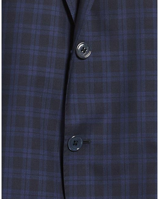 Tombolini Blue Blazer Wool, Silk for men