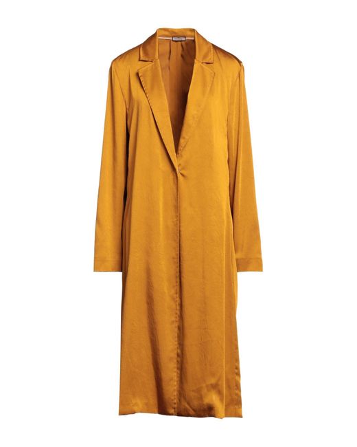 Maliparmi Orange Overcoat & Trench Coat