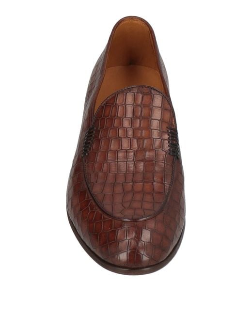 Pantanetti Brown Loafers Leather for men