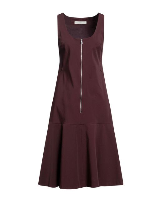 Tela Purple Midi Dress