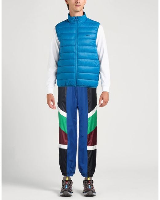 Lacoste Blue Pants Recycled Polyester for men