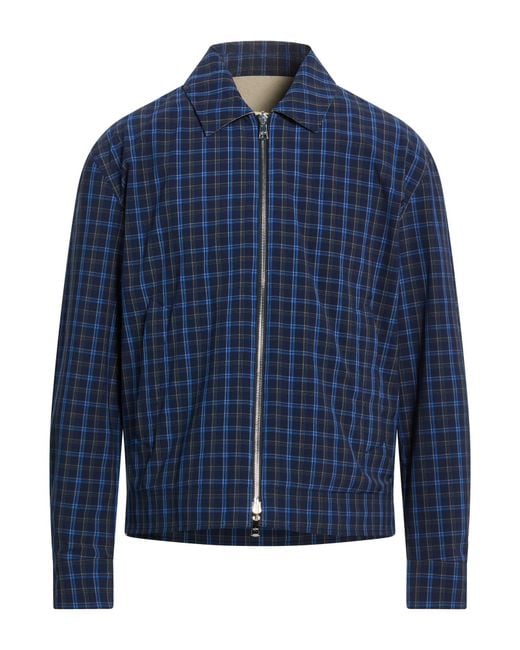 Paul & Shark Blue Jacket Nylon, Elastane for men