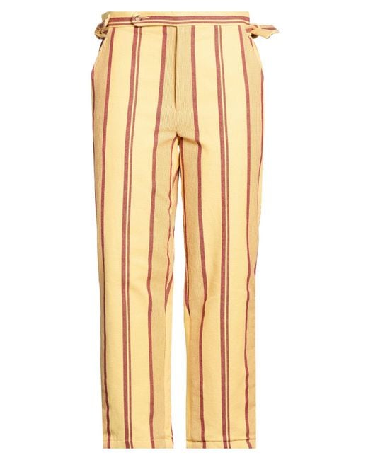 Bode Natural Pants Cotton