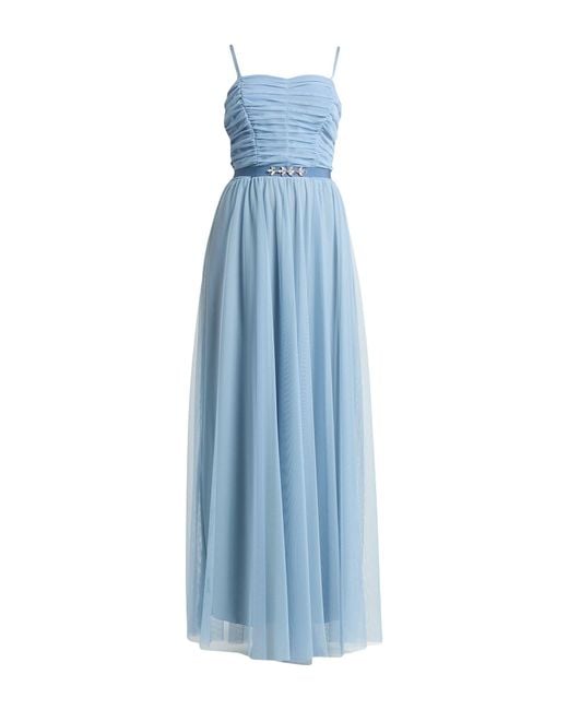Rinascimento Blue Maxi Dresses