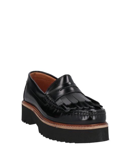 Docksteps Black Loafers