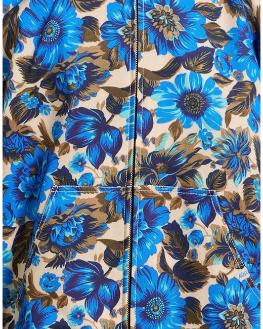 Moschino Blue Jacket Cotton, Elastane for men
