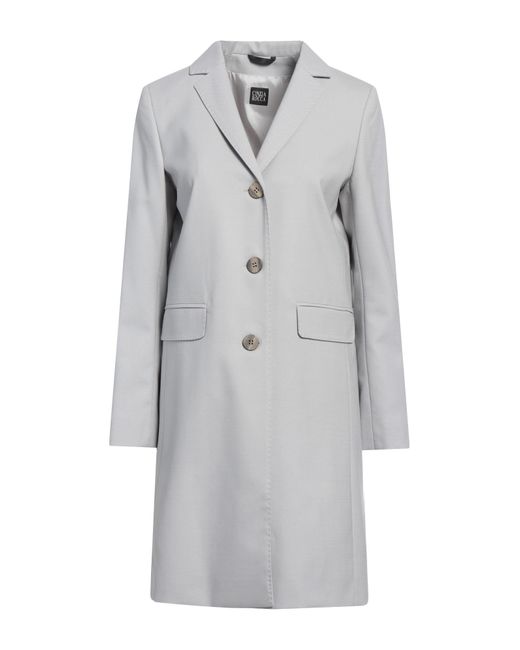 Cinzia Rocca Gray Overcoat & Trench Coat