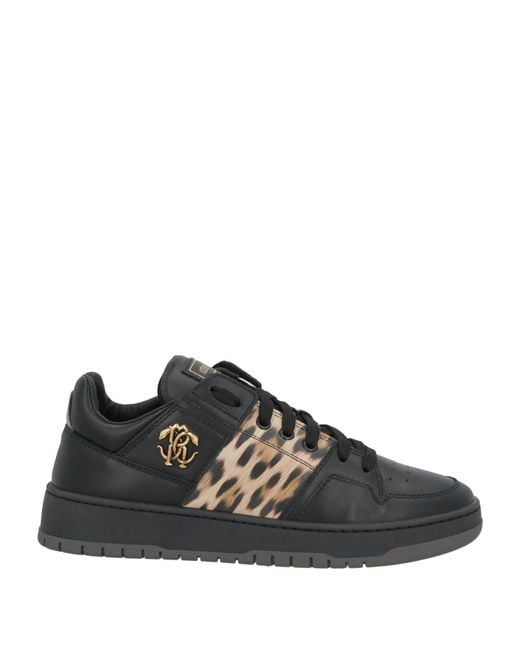 Roberto Cavalli Black Sneakers for men