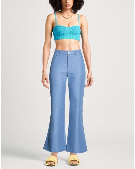 Marni Blue Pants Cotton