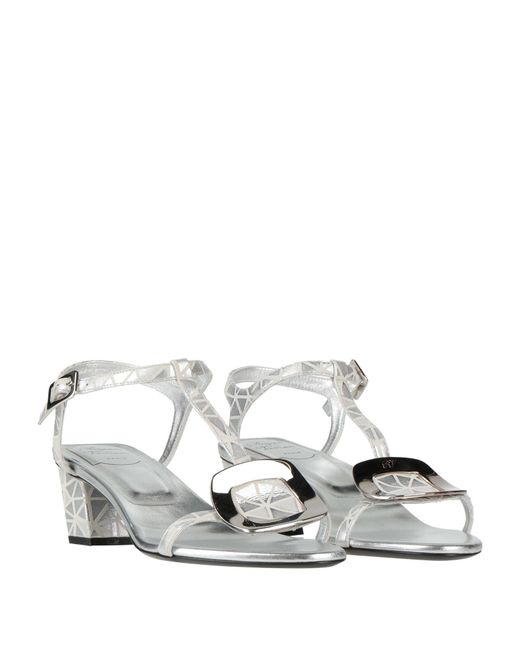 Roger Vivier White Sandals Leather