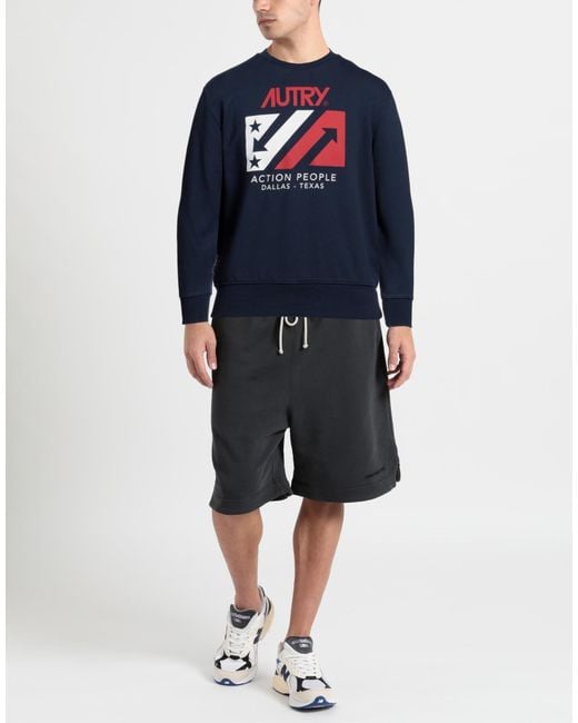Autry Blue Sweatshirt for men