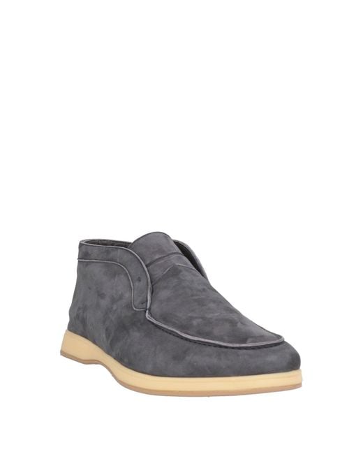 Andrea Ventura Firenze Gray Ankle Boots for men
