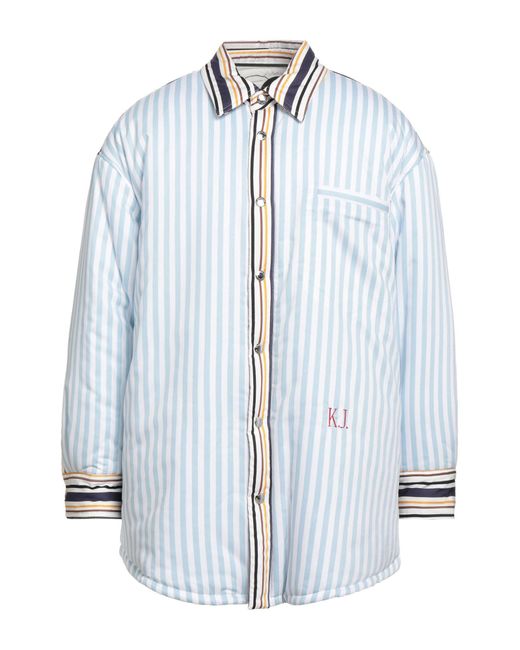 Khrisjoy Synthetic Jacket in Sky Blue 