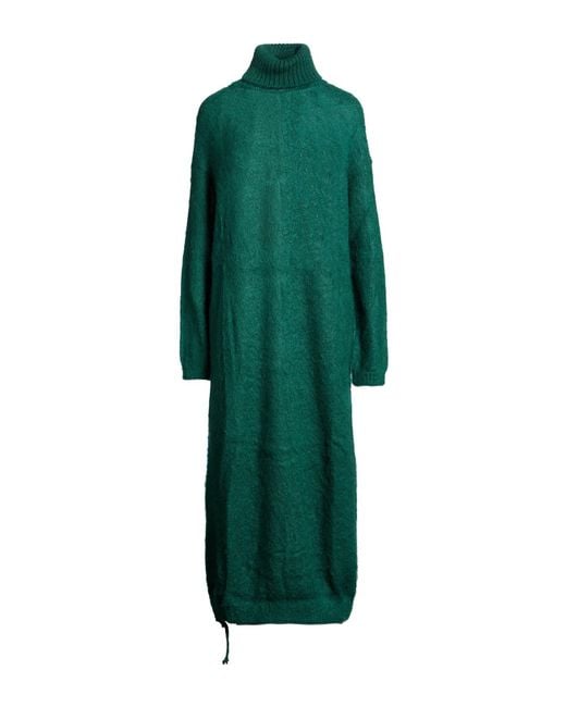 Semicouture Green Midi Dresses