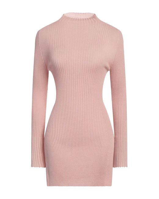 Wolford Pink Blush Turtleneck Virgin Wool