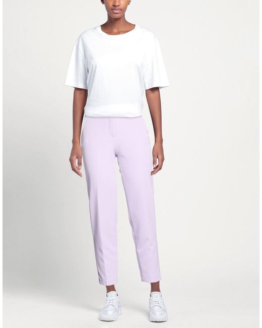 Relish Purple Pants Polyester, Elastane