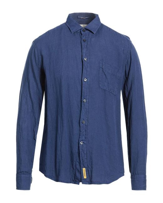 B.D. Baggies Blue Shirt Linen for men