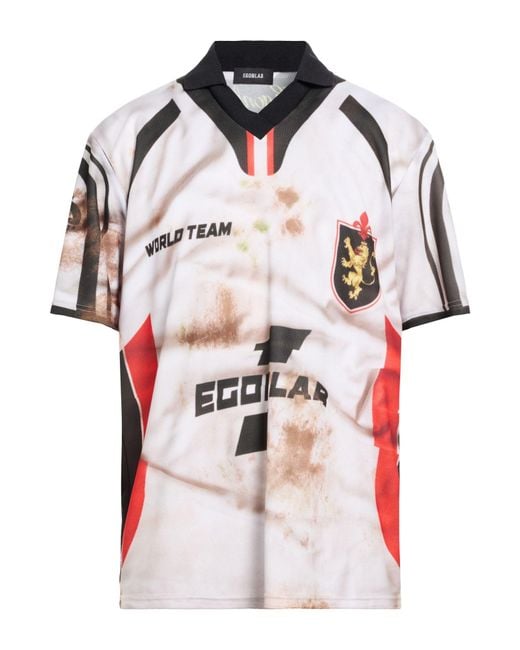 Egonlab White T-Shirt Polyester for men