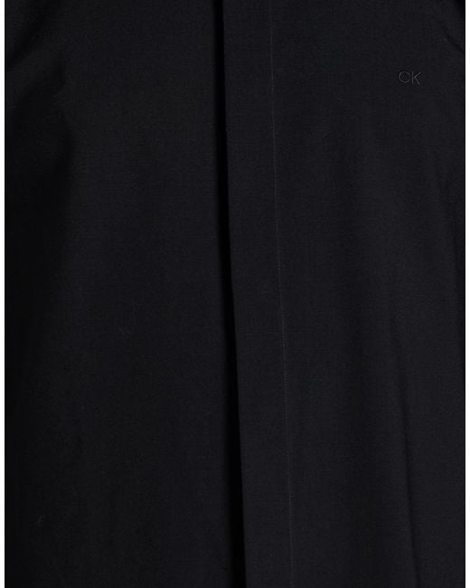 Calvin Klein Blue Shirt Wool for men