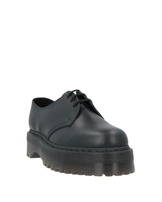 Dr. Martens Black Lace-Up Shoes Leather