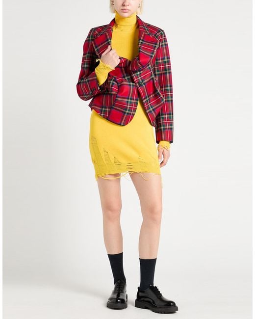 Comme des Garçons Red Blazer Wool