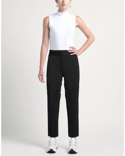 Sandro Black Pants Polyamide, Viscose, Elastane