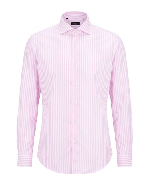 Barba Napoli Pink Culto Shirt Cotton for men