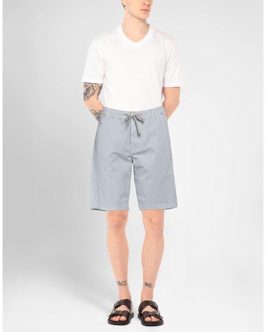 Jacob Cohen Gray Shorts & Bermuda Shorts Cotton, Elastane, Polyester for men