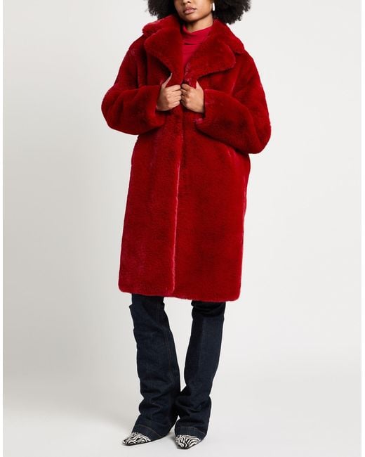 Mouton Et Fourrure Synthétique Apparis en coloris Red