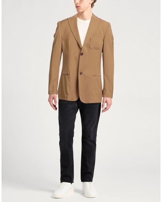 Daniele Alessandrini Brown Blazer for men