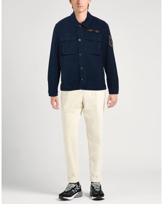 Aeronautica Militare Blue Jacket for men