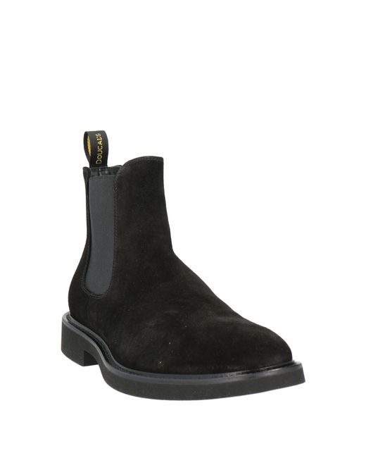 Doucal's Black Ankle Boots for men