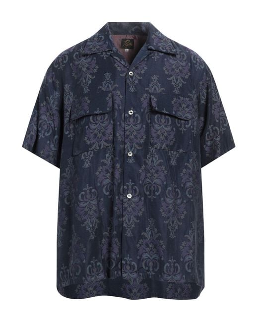 Needles Blue Shirt for men