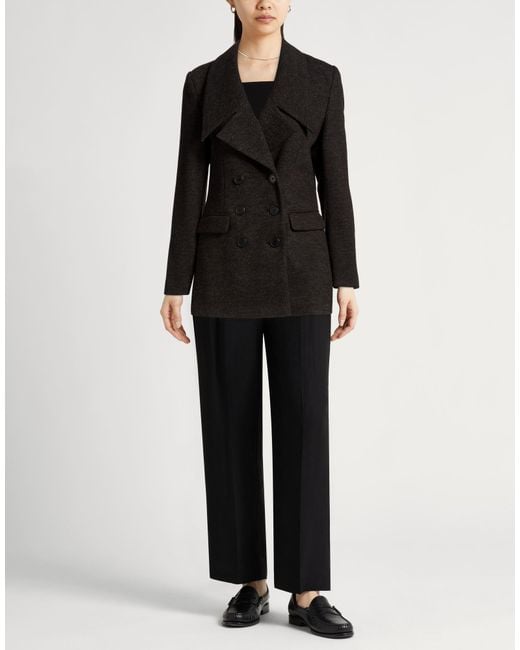 Silvian Heach Black Jacket Polyester, Viscose
