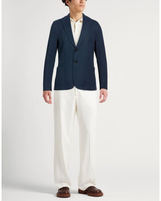 Paoloni Blue Blazers for men