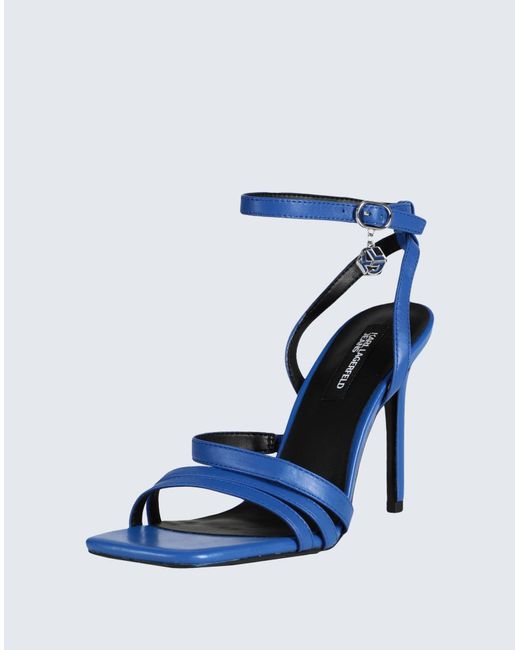 Karl Lagerfeld Blue Sandals