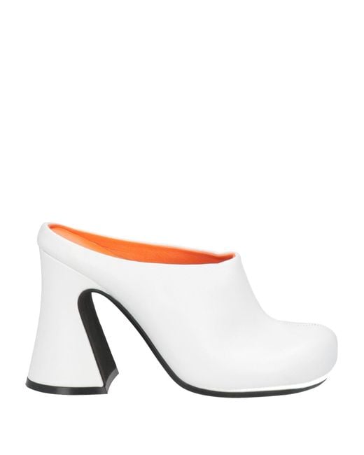 Mules & Zoccoli di Marni in White