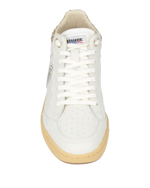Blauer White Trainers