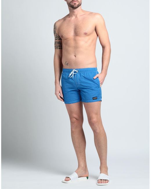 Sundek Blue Swim Trunks for men