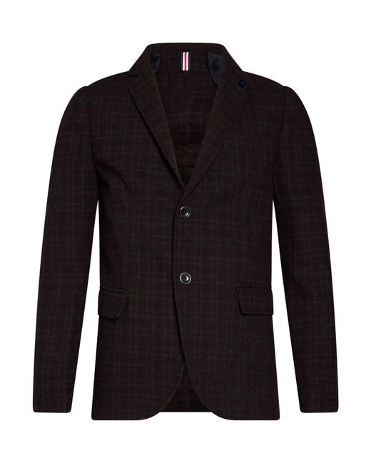 Massimo Rebecchi Black Blazer Polyester, Wool for men
