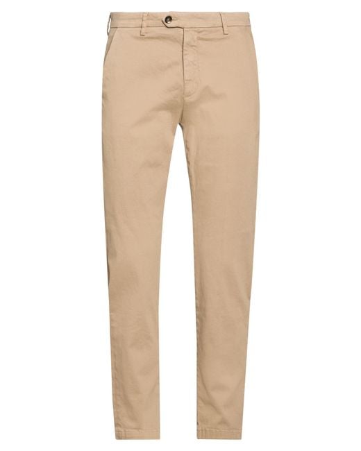 Yan Simmon Natural Pants Cotton, Elastane for men